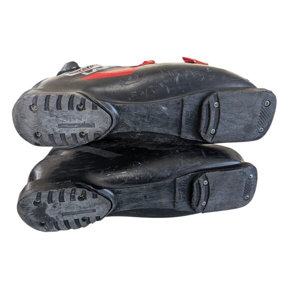 Lange RX 100 Downhill Men's Ski Boots - Size 29.5 - Black & Red Multicolor - Picture 9 of 14